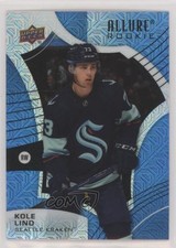 2021-22 Upper Deck Allure Rookies Blue Line 9/35 Kole Lind #120 13bh