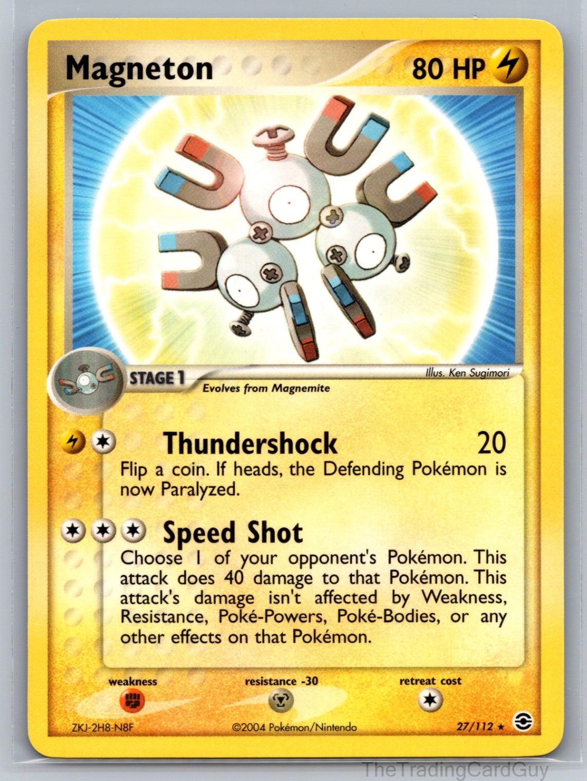 Magneton Rare FireRed & LeafGreen Normal 27/112 NM