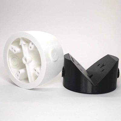 Outside Corner Junction Box / Floodlight Camera Mount - Weatherproof ASA