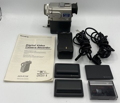 Sony DCR-PC10E MiniDV Digital Video Camera Recorder | Handycam Vision | Getestet
