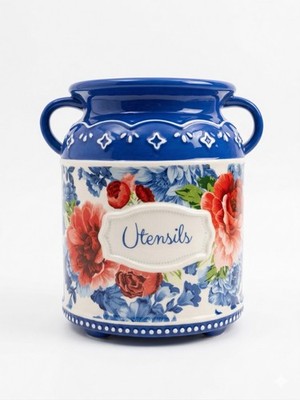 The Pioneer Woman Heritage Floral Utensil Holder