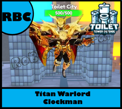 #ad #ad TITAN WARLORD CLOCKMAN CHEAP TOILET TOWER DEFENSE TTD UNIT $6.98