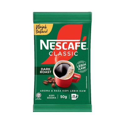 NESCAFE Classic Dark Roast Refill Pack 50g/ 200g