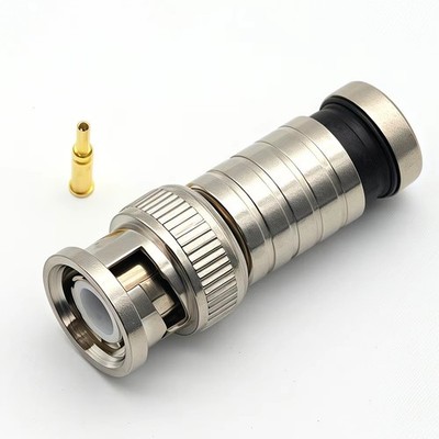 BNC-Kompressionsstecker für Koaxialkabel 6,8-7,2 mm BNC-Stecker CCTV-Kamera