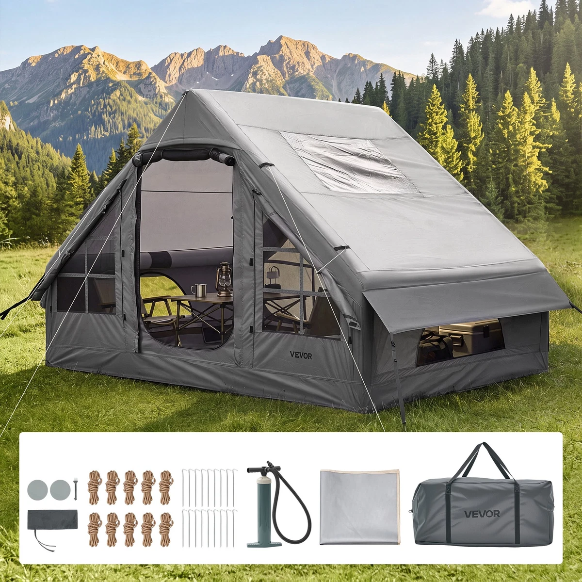 soft shell rooftop tent GeerTop 1-2 Person TOOLPORT 3x3m Pavillon Faltpavillon aizsargcimdi BBQ the Walkabout series offers Color:Brown5