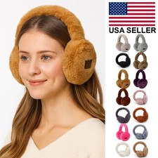 C.C Exclusive Women Cable Knit Faux Fur Lining Headband Headwrap Earmuff Warmer