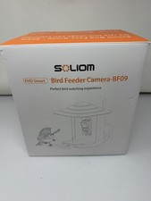 SOLIOM BF09 Bird Feeder with Camera Wireless Outdoor,Smart Feeder Camera with AI