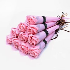 Soap Flowers 5/10Pcs Bouquet Valentine's Day Home Decor