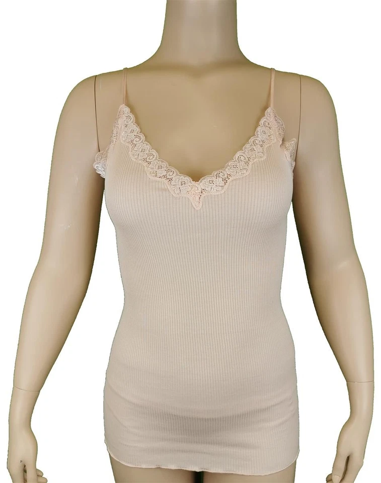 Triumph Silk Deluxe Lace Shirt01 Unterhemd Top Seide Orange Highlight 1196 NEU - Bild 1 von 1