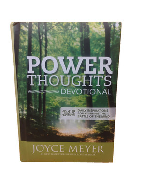 Power Thoughts Devotional by Joyce Meyer 365 Daily Inspirations Hardcover