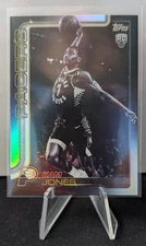 2025 Topps Basketball Card Kam Jones #239 Rookie RC Blackout Parallel