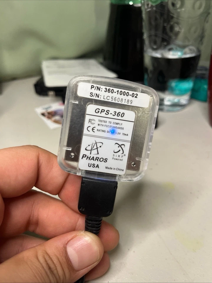 Microsoft Pharos GPS-360 Receiver X10-72407 UNTESTED - Image 2 of 4