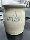 Antique Red Wing 4 gallon Hand Turned Ice Water Cooler Stoneware Crock Minnesota