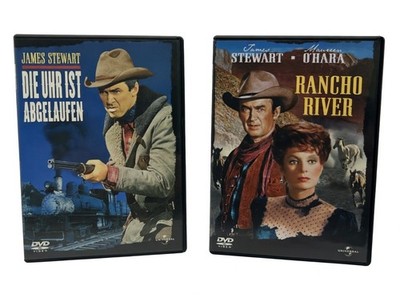 DVD Paket 2x Western Klassiker Die Uhr ist abgelaufen Rancho River James Stewart