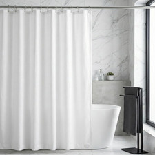 Waterproof Fabric Shower Curtain Liner, TPU Coated, Peva-Free  Odorless, Hotel