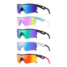 Polarized Kids Sunglasses for Baseball, Softball Cycling - Youth Sports Glasse