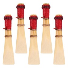 5 Pcs Woodwind Reeds for Bassoon Clarinet Mouthpiece Pad Musical Instrument