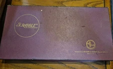 1976 Scrabble Game Wooden Tiles