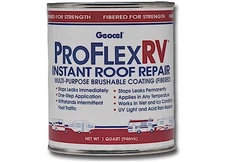 Geocel GC24200 ProFlex RV Instant Roof Repair Brushable Fibered - 1 Qt - Clear