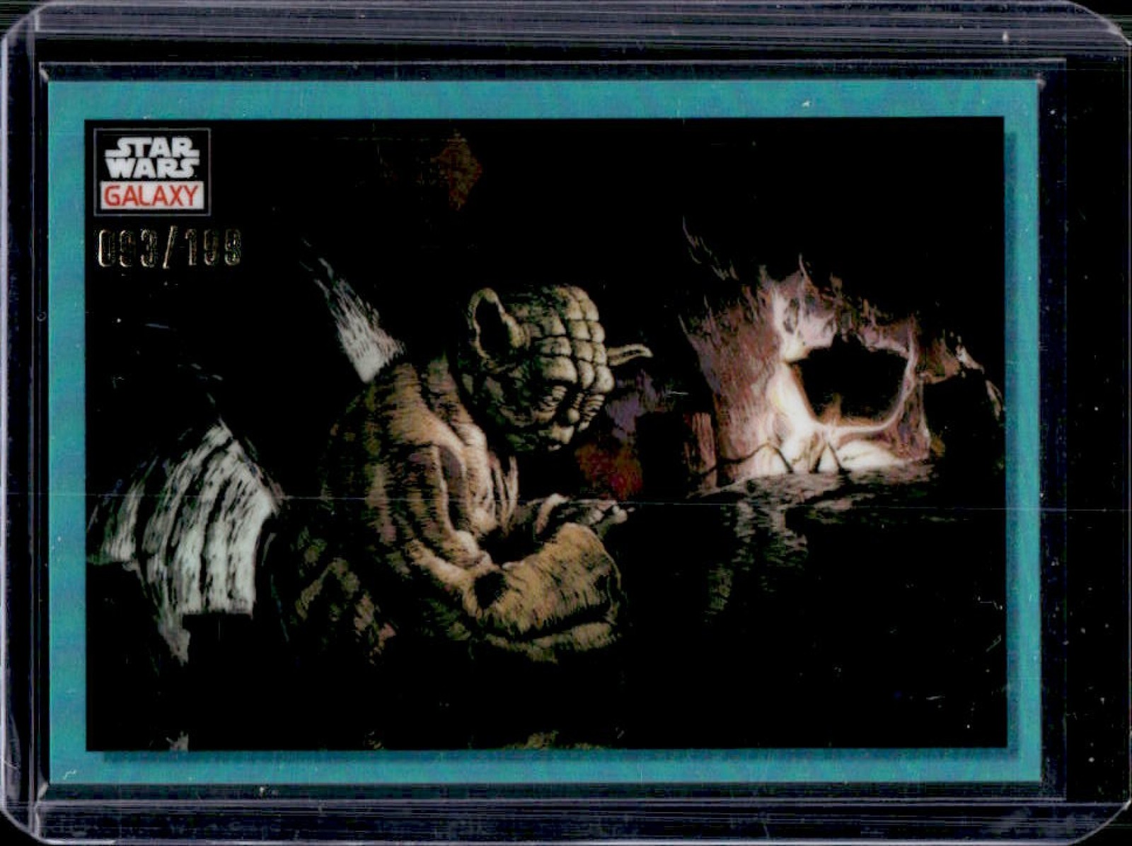 2023 Topps Chrome Star Wars Galaxy Night Must Fall Aqua Refractor #93/199