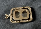 9 Grams - 14k - Marked/tested /tested 44 Diamonds Not Scrap Vintage Pendant — photo 9