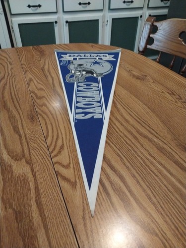 Vintage Dallas Cowboys NFL Football Filz Wimpel Trench Buffalo NY 30" 1990er! - Bild 10 von 12