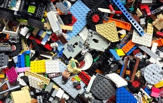 24 Lbs. of Unsorted Bulk LEGO and non LEGO Bricks Pieces and Parts