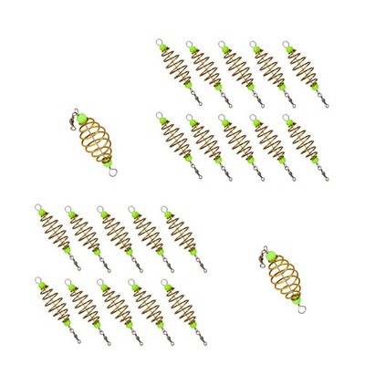 Fishing Hooks Carp Fishing Feeder Spring Sinker Fishing Rig Normal Feeder
