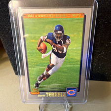 Topps 2001 Topps David Terrell #326 Rookie Chicago Bears NFL Card. rookie card picture
