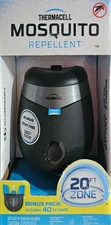 Thermacell E90 Mosquito Repellent Bonus Pack Includes 40 Hr Refill- Black (F5)