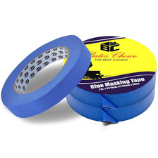 3-Pack Blue Painter  s Tape, 0.7 Inch x 54 Yards Each  Clean Removal, Wall Safe