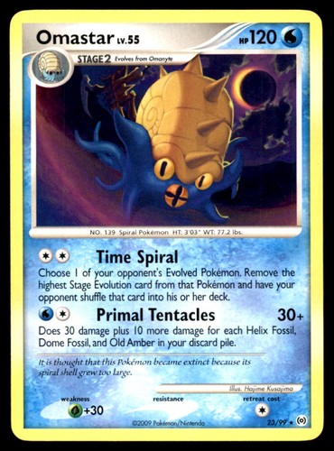 Omastar 23/99 Rare Arceus Pokemon Moderately Played