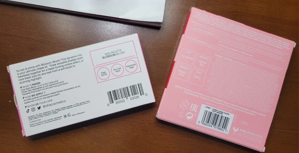 OFRA Midi Pallatte Blush And Ciate London Cherry Bomb Pallatte Combo - Image 4 of 4