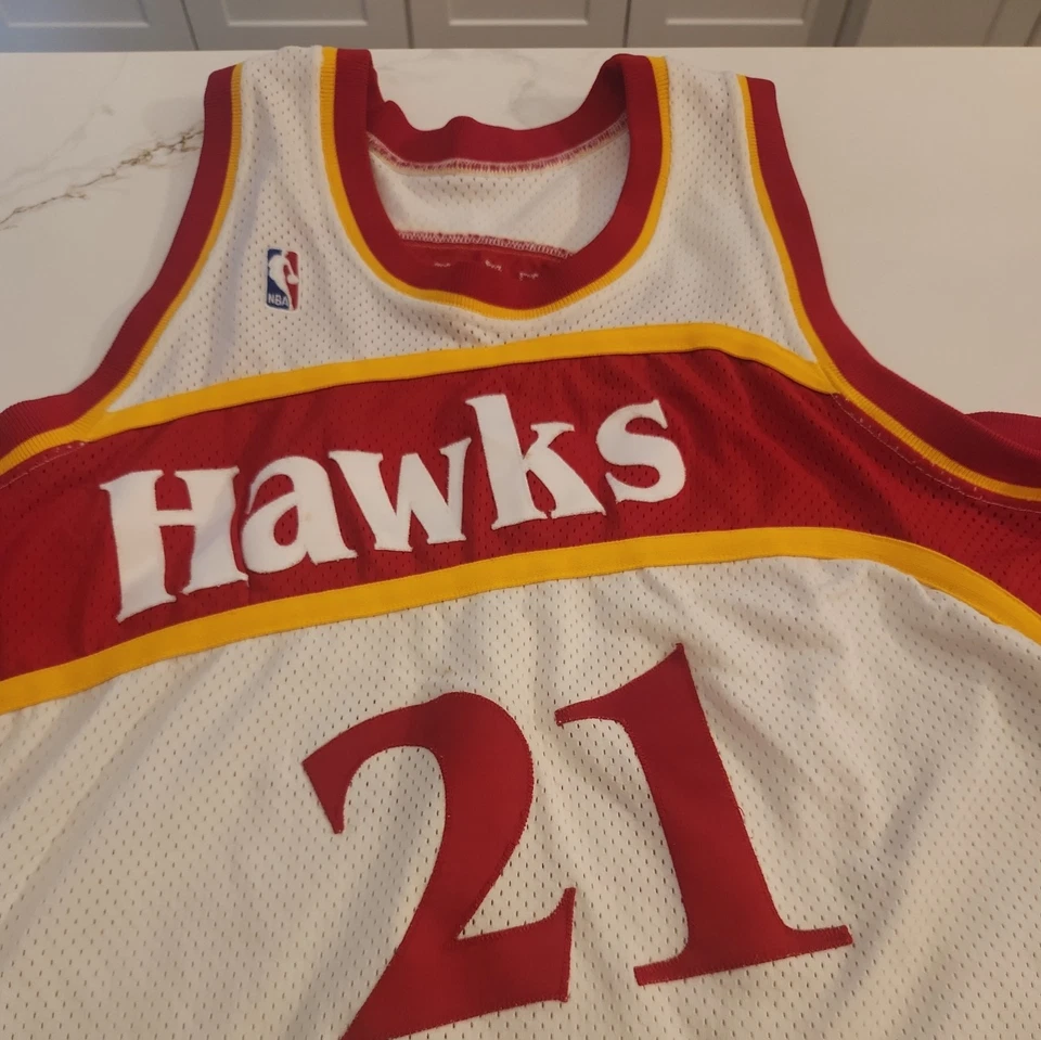 Camiseta Mitchell Ness M&N Atlanta Hawks Dominique Wilkins Auténtica 54   Foto 2 de 4