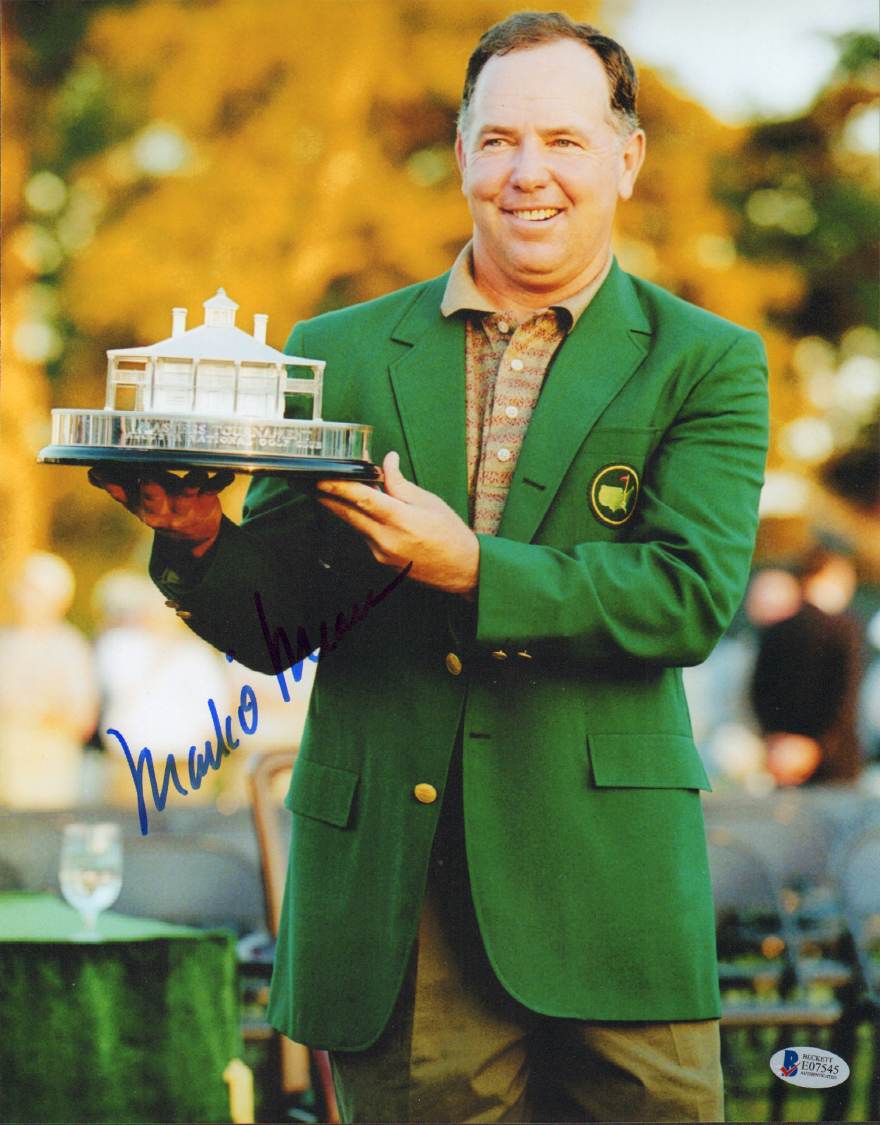 Mark O'Meara Autographed Signed AUTO'D 11X14 PHOTO POSTER BAS COA E07545 MASTERS CHAMPION 