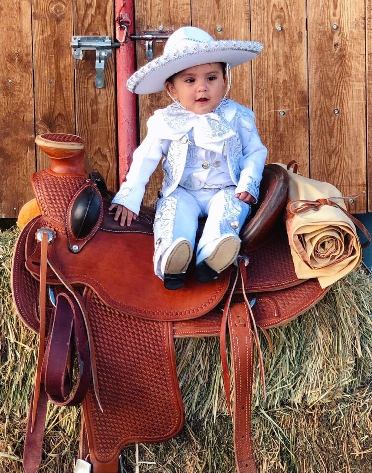 CHARRO COSTUME BAPTISM VIRGEN DE GUADALUPE EMBROIDERY TODDLERS HAT