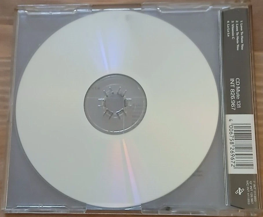 ERASURE - Love To Hate You - Maxi CD / Mute Records 1991, INT 826 967 - Bild 3 von 3