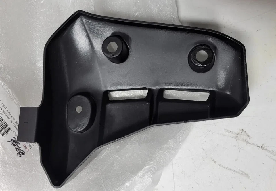 Cuchara de radiador Ermax MT-07 2018-2020 negro satinado Foto 3 de 4