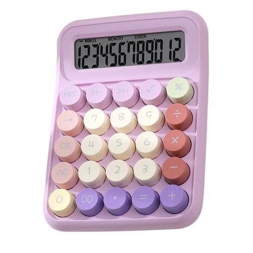 Handheld Mechanical Calculator 12 Digit Large LCD Display for Office - Picture 11 of 14