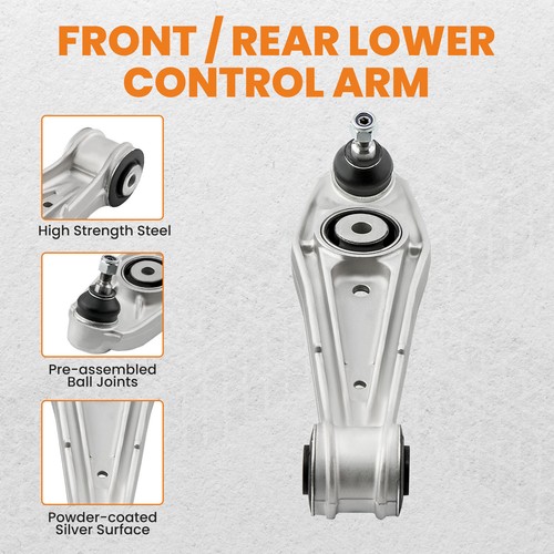 4Pcs Front & Rear Lower Control Arm LH & RH For Porsche 911 996 1999-2005 - Picture 4 of 12