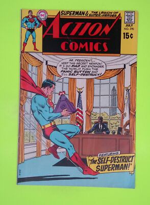 Action Comics #390 Vol. 1 1970 DC Comics 6.0 Comic Book K86-237
