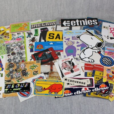 STICKERS DECALS Vintage Modern Sheets Booklet Single Huge Assorted Mix Lot 1980s
