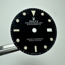 Rolex Explorer 2 II dial 16570 16550 black vintage damaged