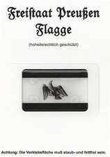 3 D Aufkleber Flagge Freistaat Preußen