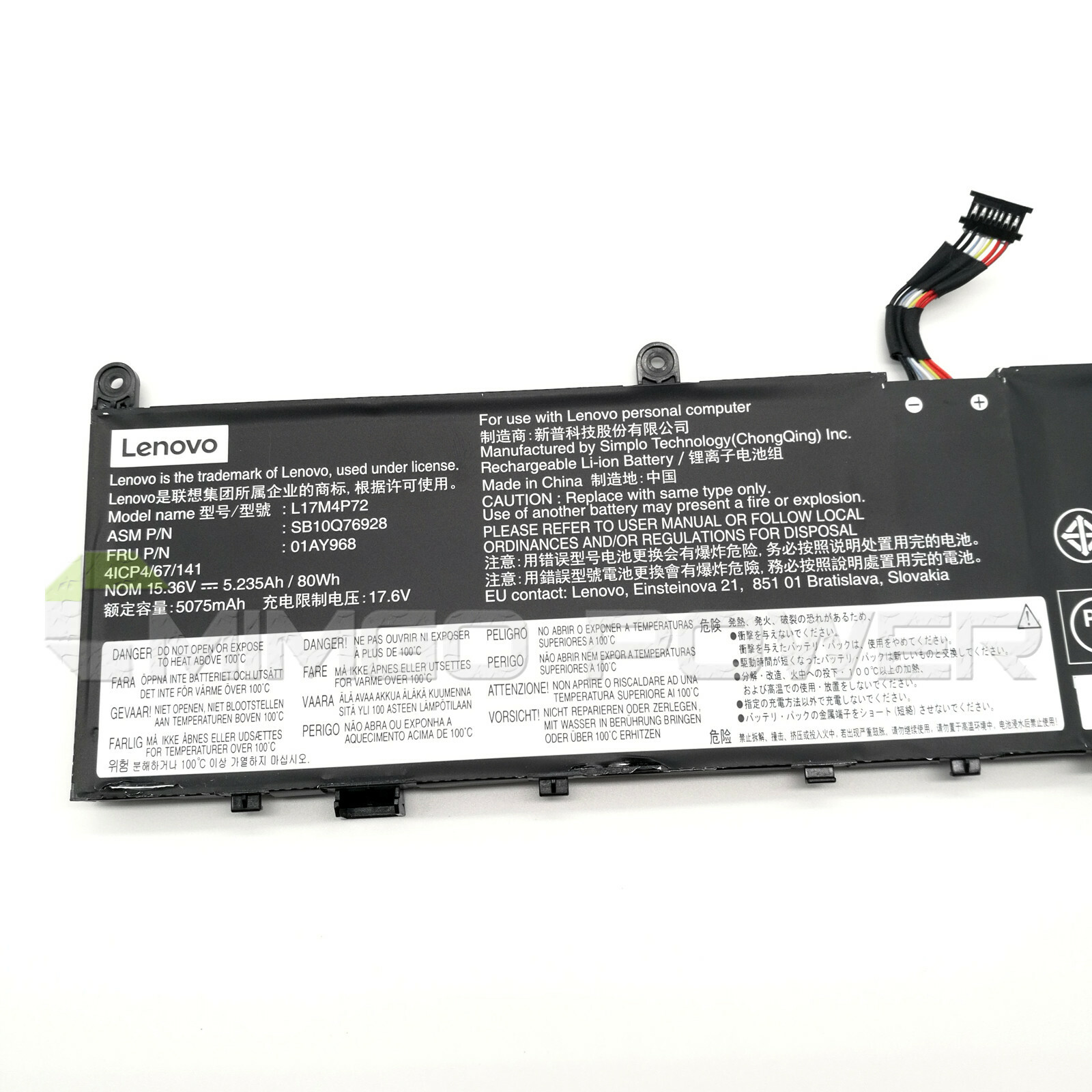 Nuova Batteria Per LENOVO L17M4P72 |Batteria Del Computer