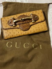 gucci wallet ostrich horse bit