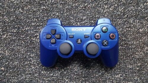 Kontroler Sony PS3 niebieski / niebieski Sixaxis Dualshock 3 PS3 Playstation 3 Stickdrift - Zdjęcie 1 z 1