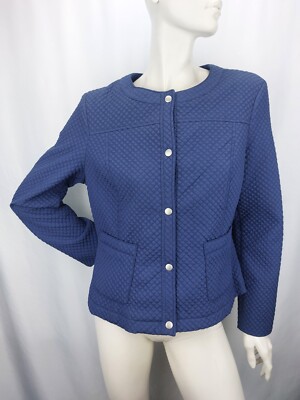 Dutch Elements Amsterdam Damen Jacke Lange Ärmel Tailliert Gr. L/XL Blau