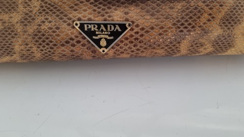 PRADA Python Pattern Leather Shoulder Handbag - Picture 10 of 14