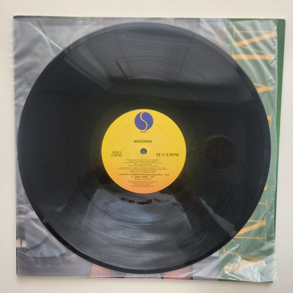 マドンナ　Causing A Commotion　カナダ盤 オリジナル 12” Madonna – Causing A Commotion – Vinyl (12